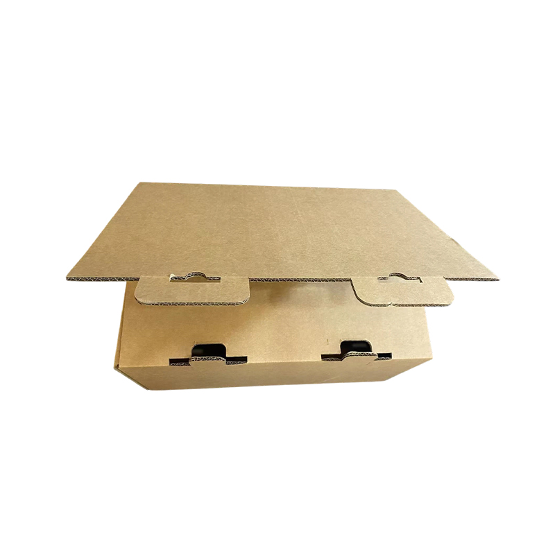 How does the self-locking structure of the eb pit packaging inner box improve assembly efficiency?